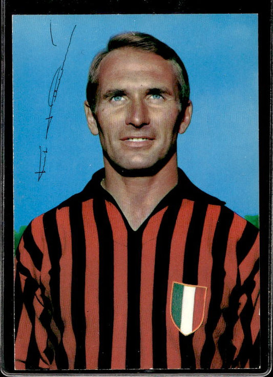 Cartolina calciatore 5 Milan con autografo stampato 1