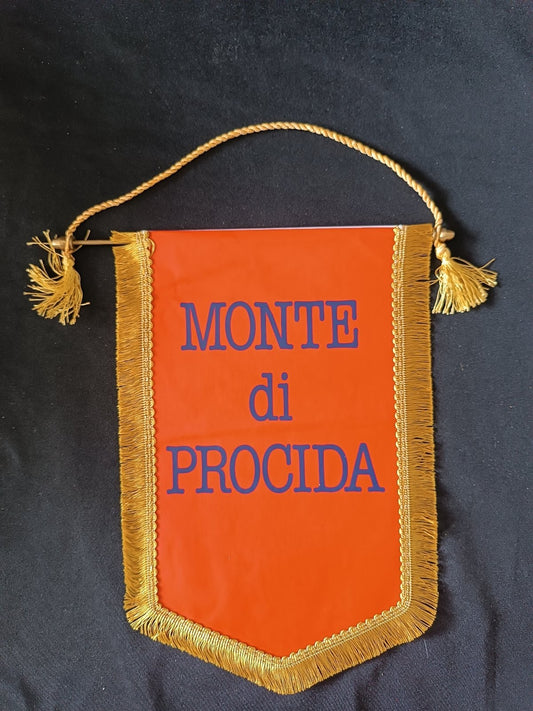 Gagliardetto Pennant Monte di Procida Italia Basket Vintage
