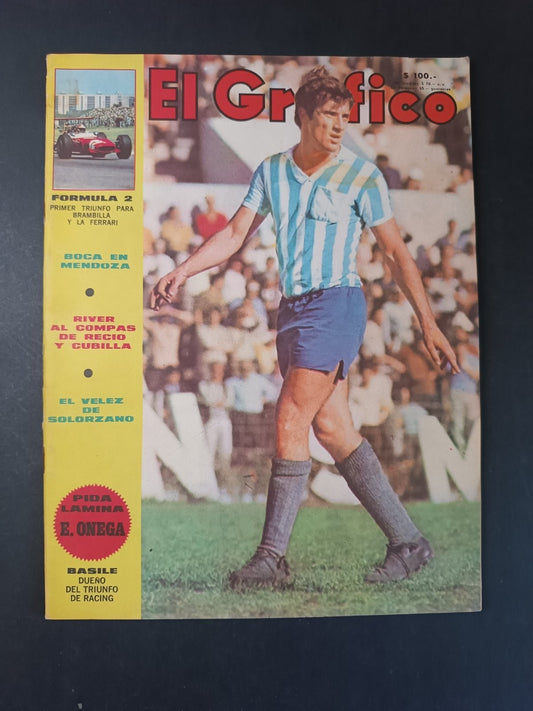 Rivista EL GRAFICO numero 2565  anno 1968 -  Basile (con poster)