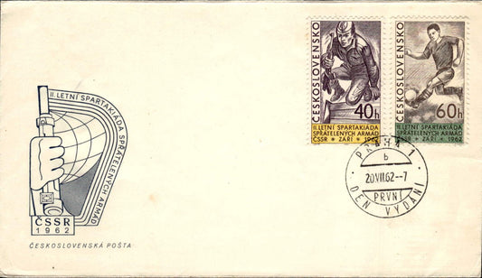busta primo giorno Cecoslovacchia 1962