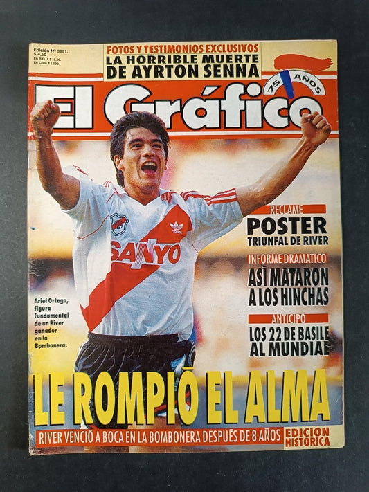 Rivista EL GRAFICO numero 3891 anno 1994 - Ortega(senza poster)