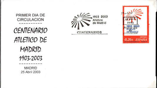 busta primo giorno Atletico de Madrid 2003a