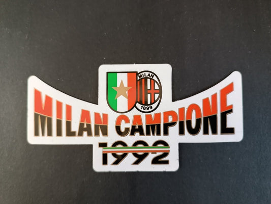 Adesivo MILAN - CAMPIONE 1992