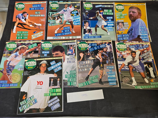 Riviste Tennis OGGI annata completa 1995 senza gadget o poster 9 numeri