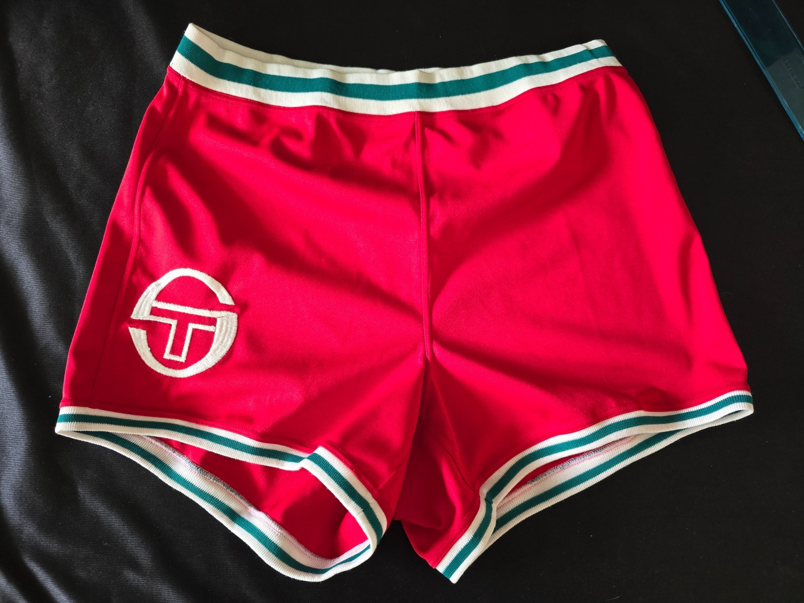Pantaloncino Sergio Tacchini originale Olimpia Milano Basket anni 70 nr intern10