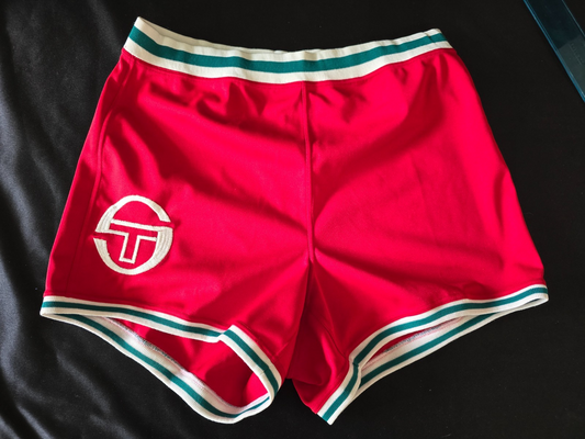 Pantaloncino Sergio Tacchini originale Olimpia Milano Basket anni 70 nr intern10
