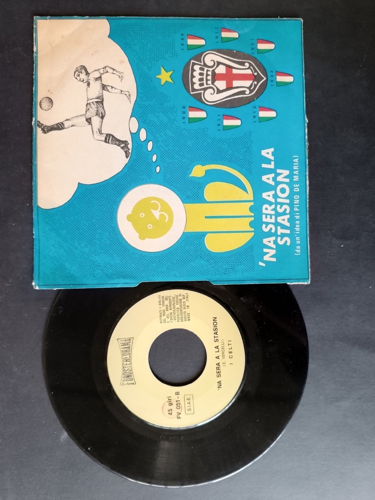 Vinile 45 giri PRO VERCELLI FOOTBALL INNO