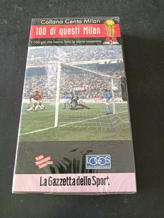VHS COLLANA CENTO MILAN 100 DI QUESTI MILAN La Gazzetta dello Sport