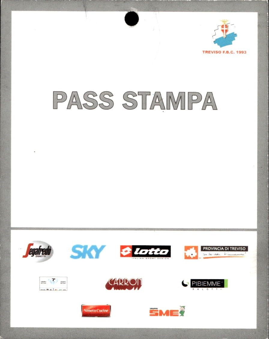 biglietto Ticket Stadio Treviso Juventus 01/04/06 Stagione sportiva 2005-2006