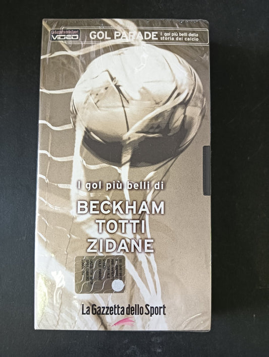 VHS GOL PARADE I GOL PIU' BELLI DI Beckham Totti Zidane La Gazzetta dello Sport