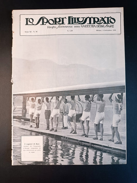 rivista  LO SPORT ILLUSTRATO 1923 n 36