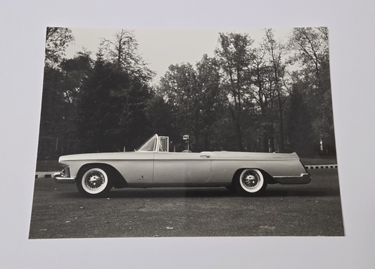 FOTO originale 1958 Cadillac Cabriolet  PININFARINA 177x127 mm fianco