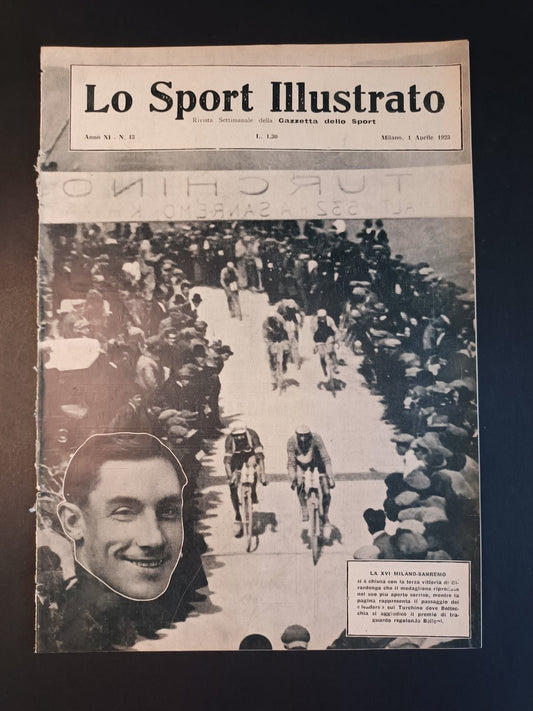 rivista  LO SPORT ILLUSTRATO 1923 n 13