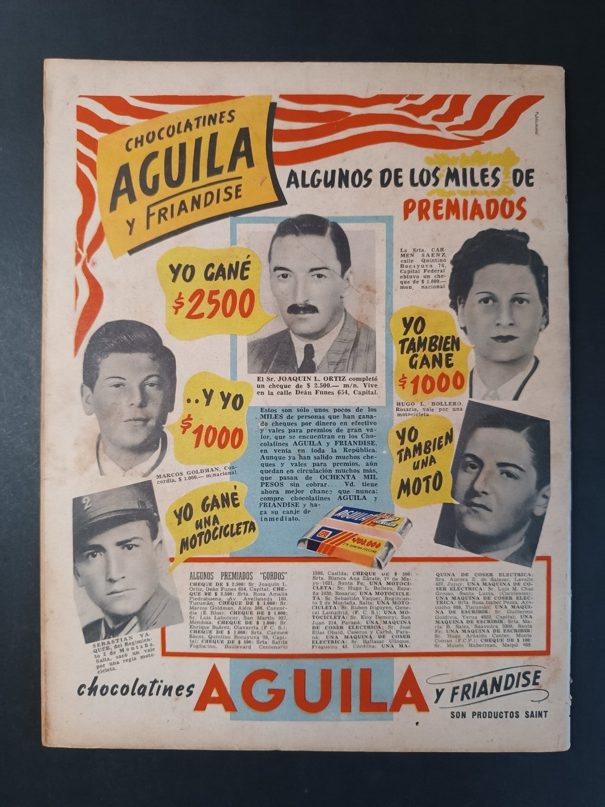 Rivista EL GRAFICO numero 1096 anno 1940 Isidro Langara/Galvagni