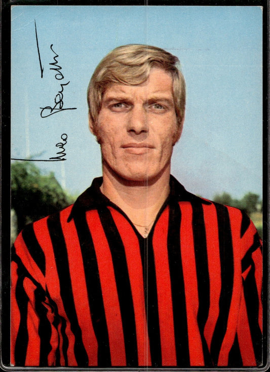 cartolina postcard Calcio Milan Romeo Benetti