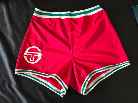 Pantaloncino Sergio Tacchini originale Olimpia Milano Basket anni 70 nr intern12