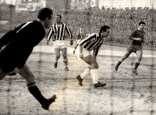 Foto Corradi e Charles Verona-Juventus 1958
