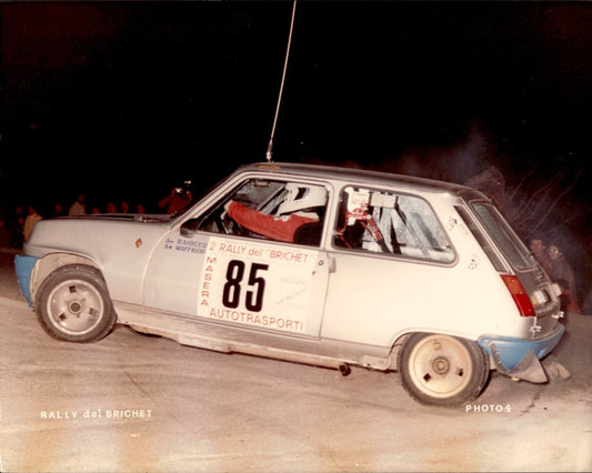 fotografia originale Rally d'epoca Renault 5 Alpine #10