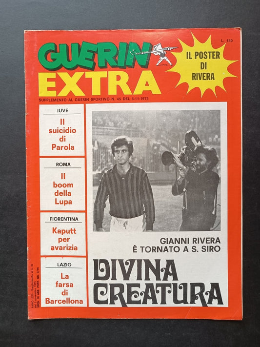 rivista GUERIN EXTRA numero 45 - 1975 - Poster Rivera