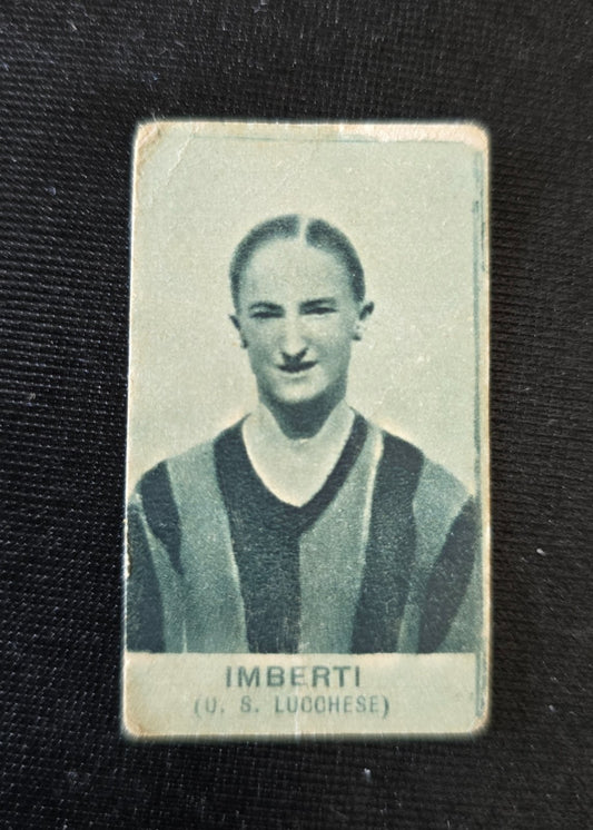 Figurina calciatori anteguerra Francesco Imberti Lucchese 1934/35