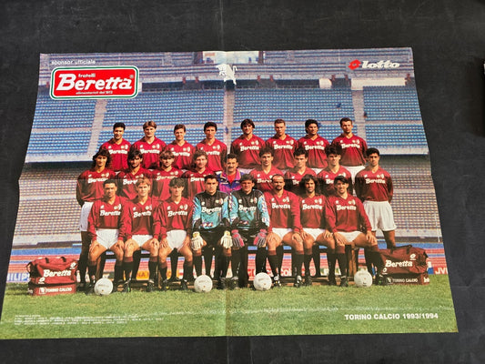 Poster Torino Calcio 1993/94 Beretta Lotto
