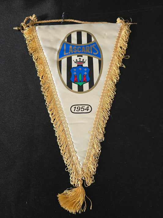 old Gagliardetto Pennant G.S.D. Lascaris 1954 Pianezza
