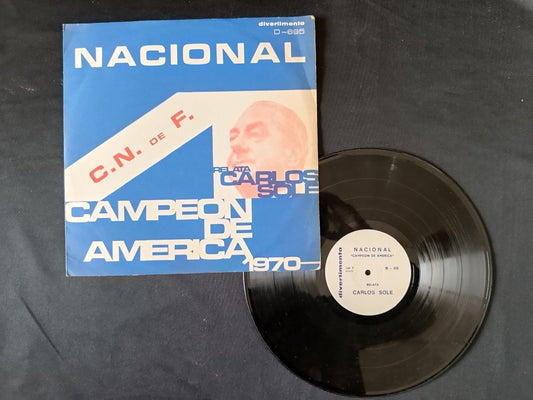 disco 33 giri divertimento nacional relata carlos campeon america