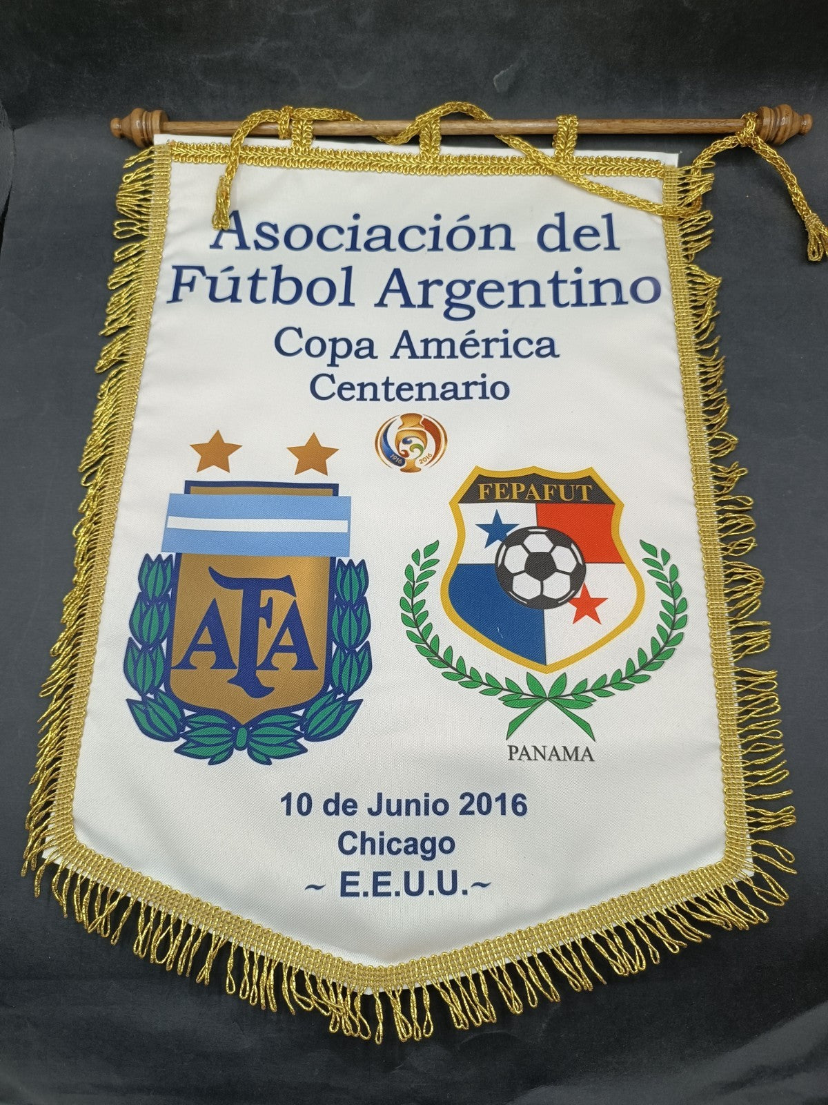 Gagliardetto Pennant Fanion wimpel Copa America Centenario Argentina Panama 2016