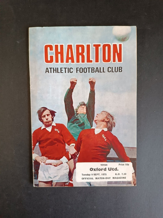 programma calcio Charlton Athletic vs Oxford Utd 975