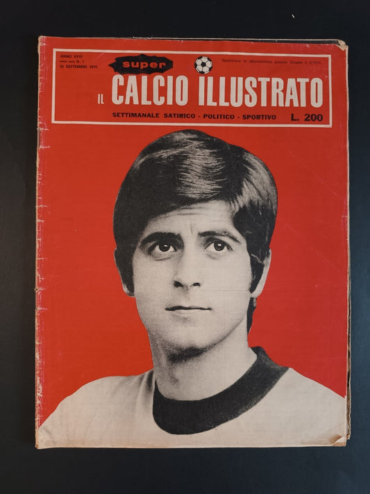 rivista Super IL CALCIO ILLUSTRATO anno 1970 - numero 1 -