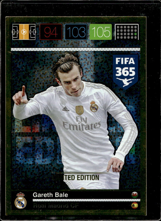 cartolina postcard calcio Panini Real Madrid Gareth Bale Limited Edition