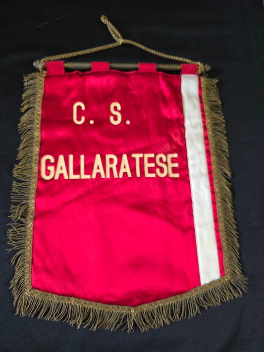 Gagliardetto IN PANNO Pennant  C.S. GALLARATESE MILANO ANNI 70/80