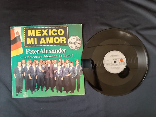 disco 33 giri mexico mi amor peter alexander seleccion alemana futbol