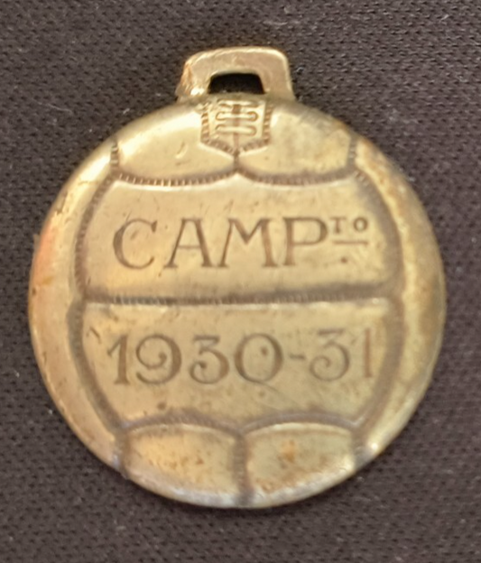 medaglia campionato di calcio italiano 1930-31 argento Fornari Roma