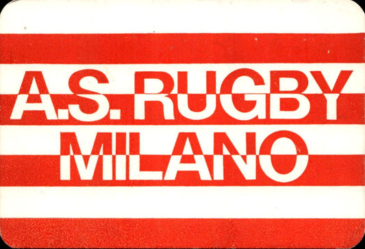 cartolina calciatori Campionato Rugby 1981/82