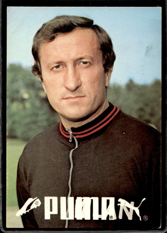 cartolina postcard Calcio Milan sponsor PUMA Giuseppe Marchioto