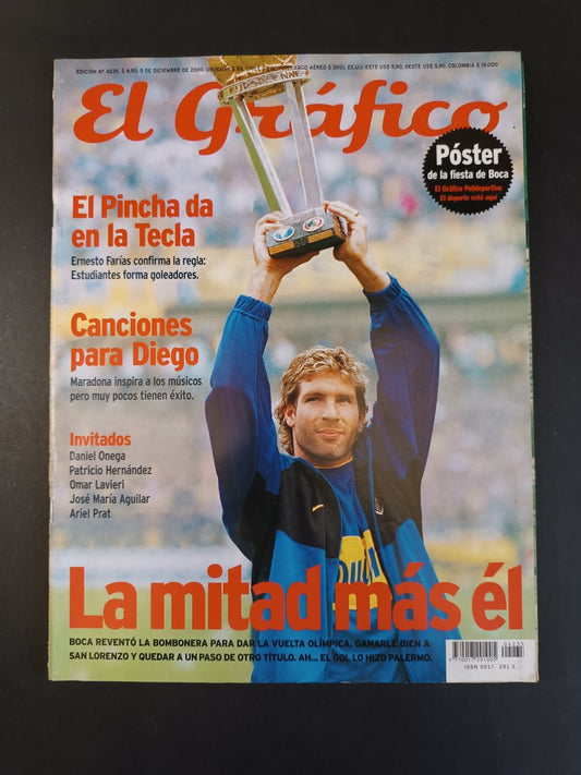 Rivista EL GRAFICO numero 4235 anno 2000 Boca Juniors/Palermo (A) senza poster
