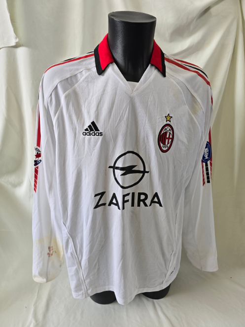Maglia calcio AC Milan #46 Marzoratti 2005 Match Worn