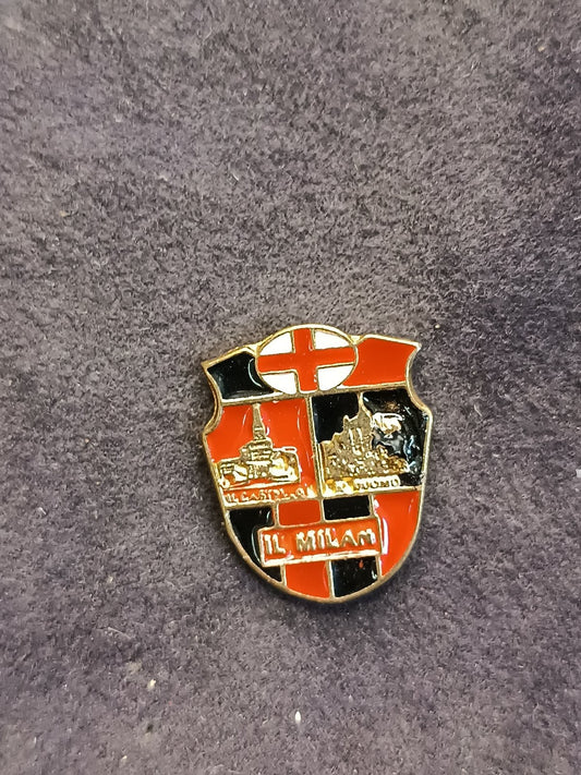 Old Pins Pin Badge Spilla A.C.Milan Castello e Duomo senza ferma piedino 472