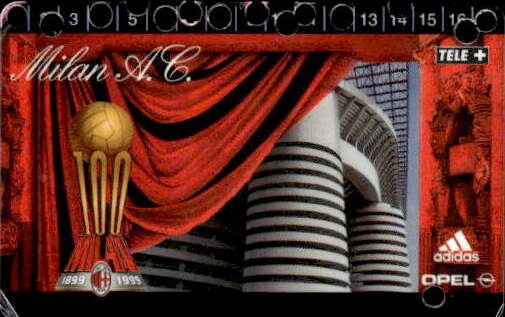 Biglietto stadio Milan A.C 1899-1999 n 000491