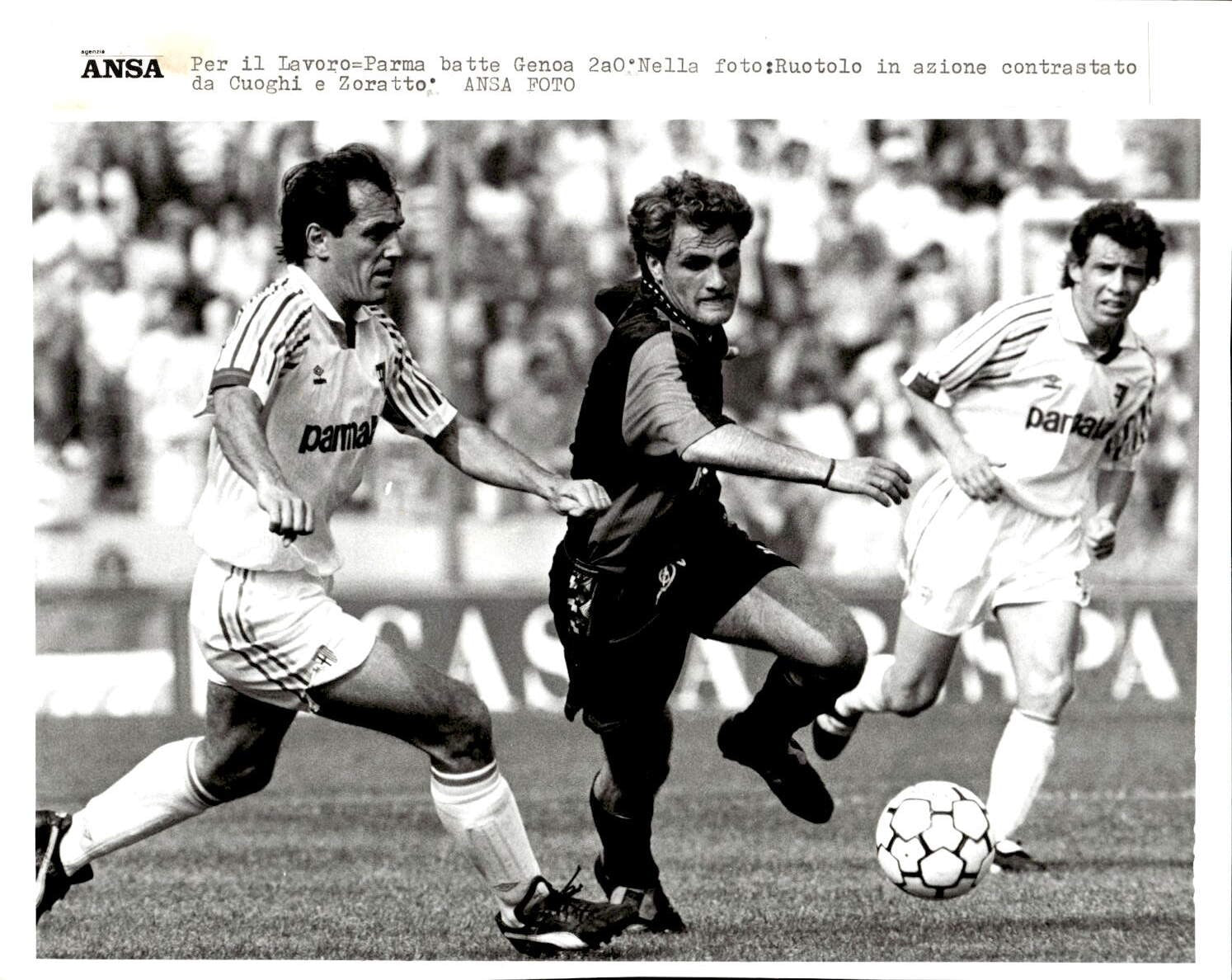 Foto fotografia d'agenzia calciatore squadra calcio Genoa Ruotolo/Cuoghi/Zoratto