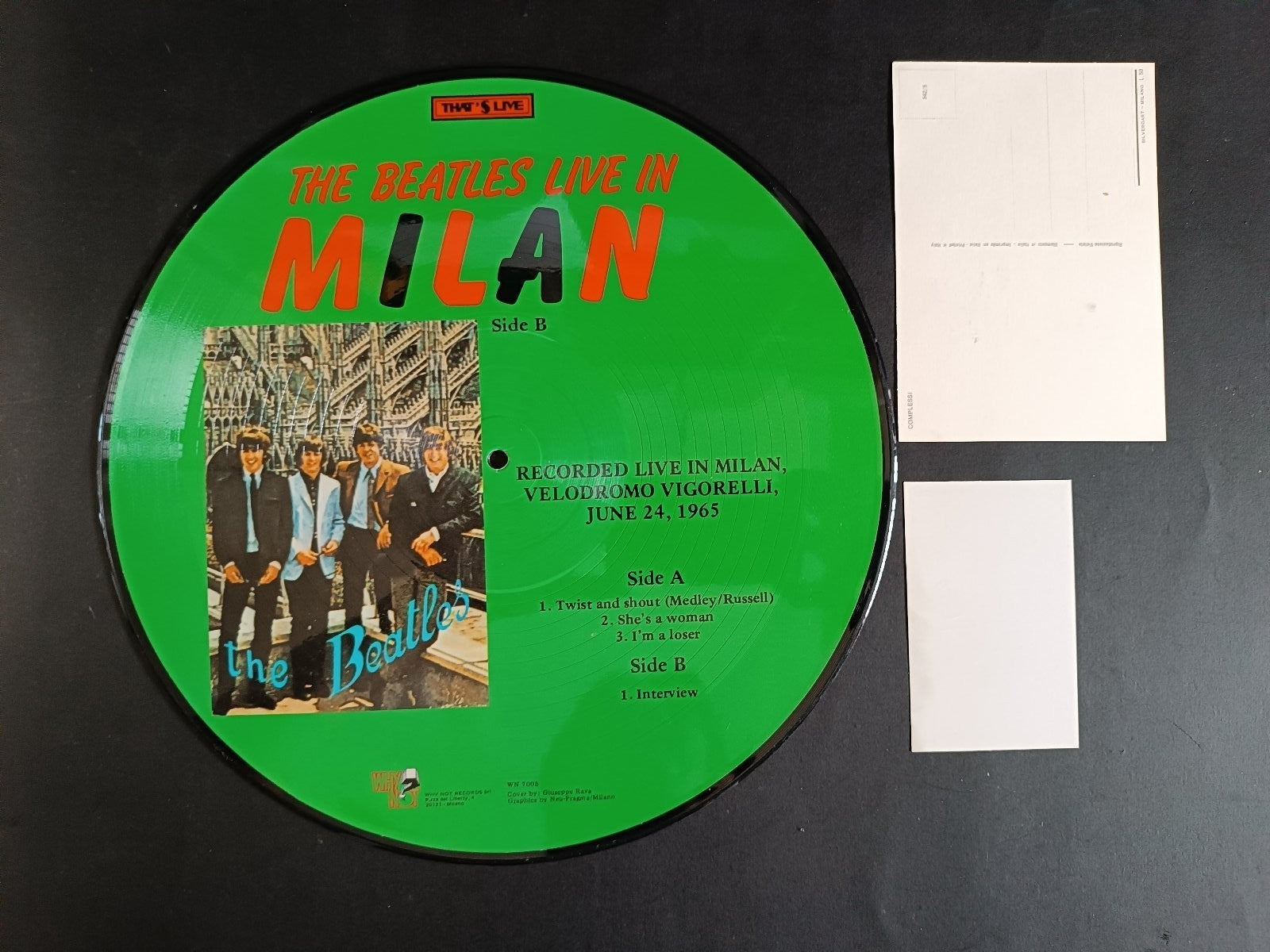 33 vinile Barcelona 1989 The Beatles live in Milan Baresi Gullit -