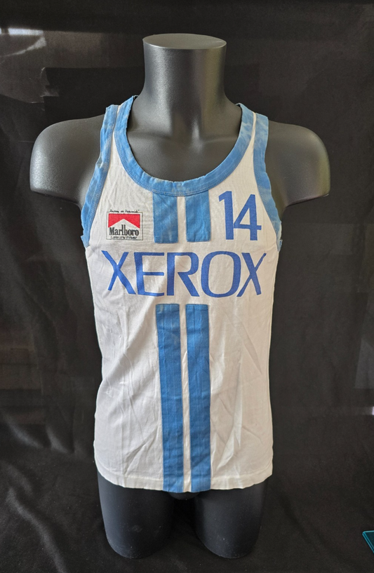 Canotta originale Marlboro XEROX Milano 1958 Basket nr 14 Claudio Antonucci