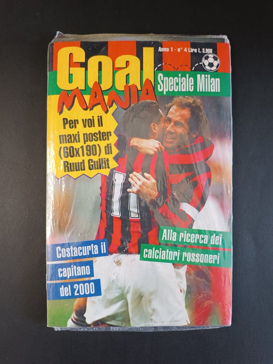 rivista GOAL MANIA Blisterato con poster - numero 4 (Baresi)