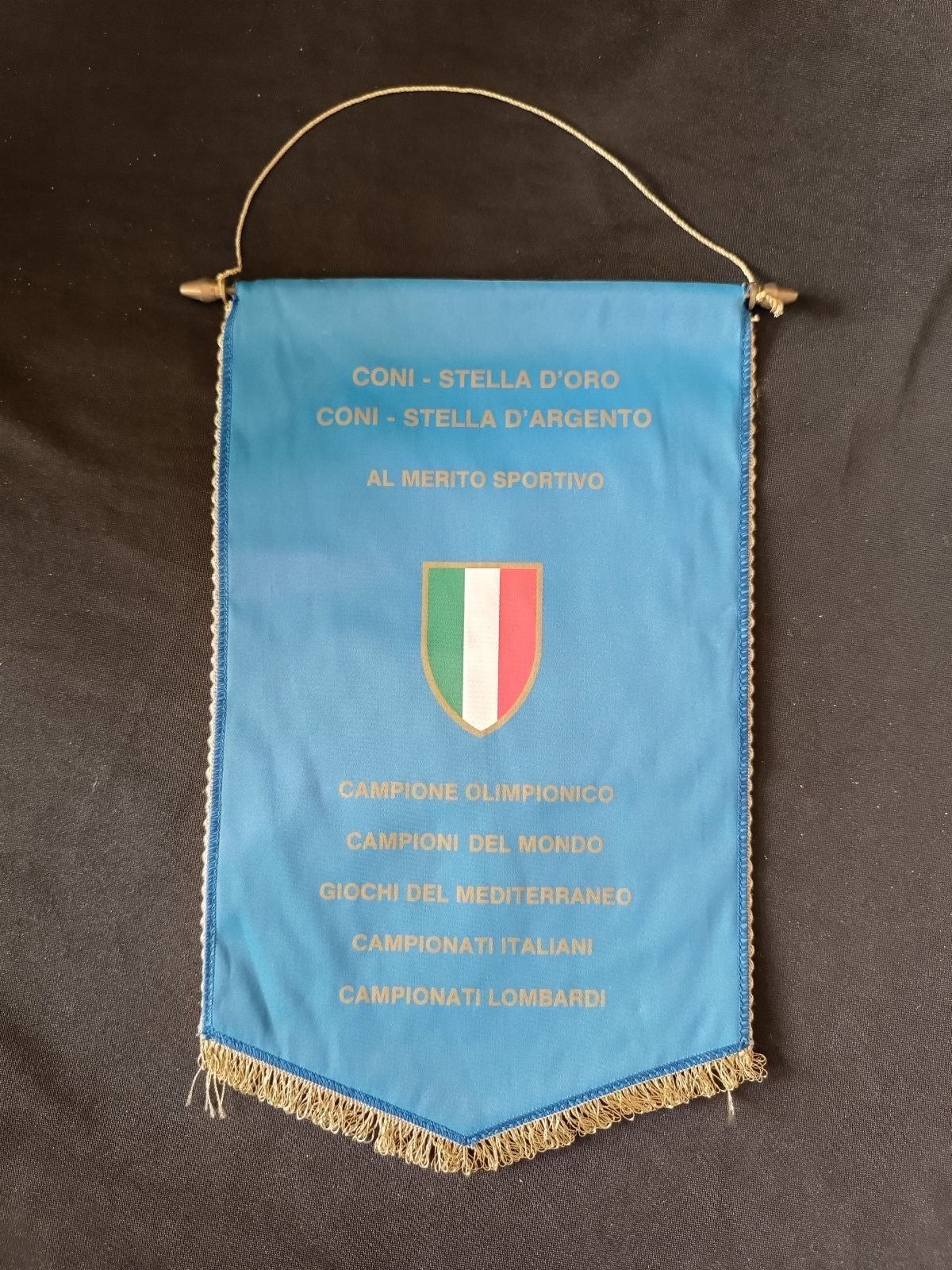 Gagliardetto Pennant Unione Ciclistica Comense 1887 Centenario Como Italia 1987