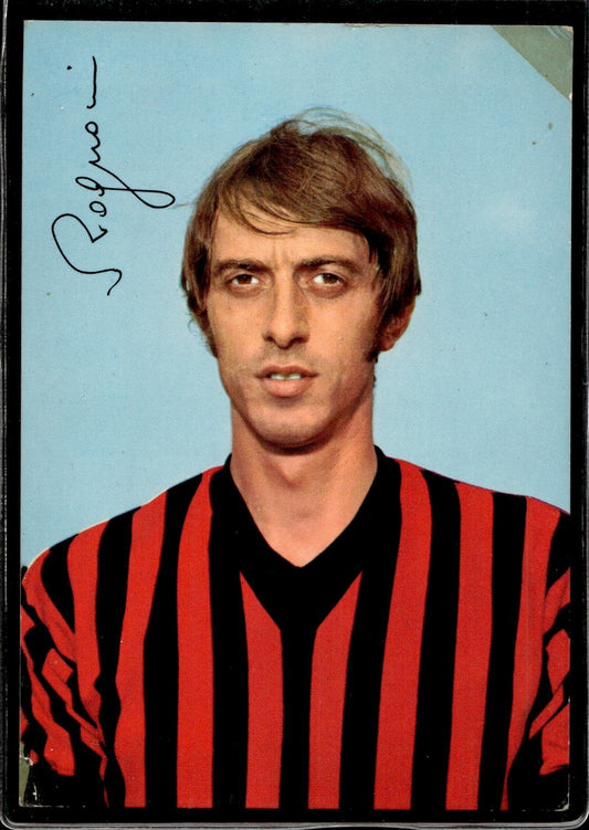 cartolina postcard Calcio Milan Giorgio Rognoni