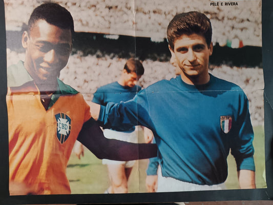 POster PELE e RIVERA - 50x70 cm