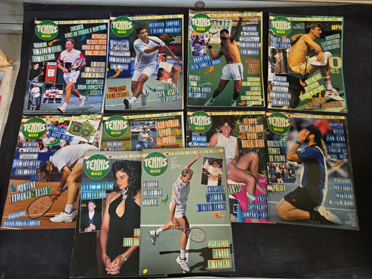 Riviste Tennis OGGI annata completa 1991 senza gadget o poster 10 numeri