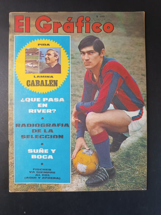 Rivista EL GRAFICO numero 2552  anno 1968 -  Fischer (con poster)