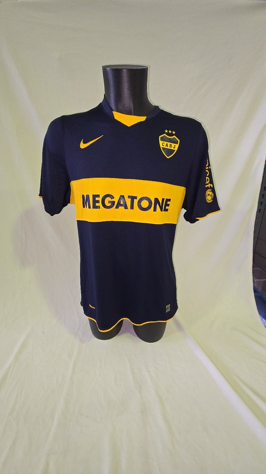 Maglia Camiseta Calcio nike boca Juniors 2008/09 nr 21 CHAVEZ home tg L (C)